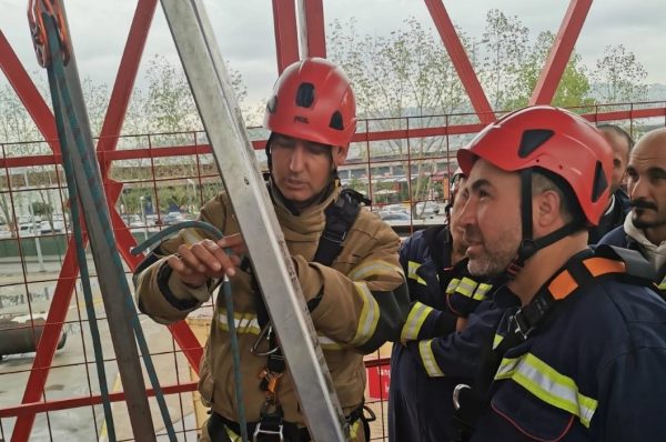 Kocaeli İtfaiyesi’nden MİMAŞ Personeline Yangın Eğitimi
