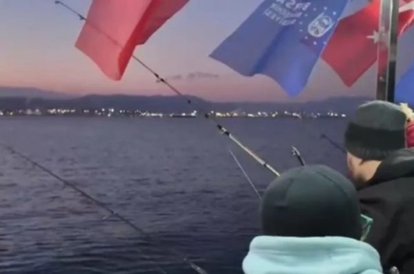 Bursa’da Olta Balıkçıları Kıyasıya Yarıştı