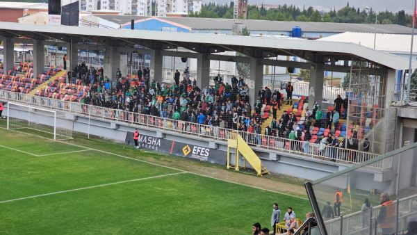 Bursaspor taraftarları bir an olsun susmadı