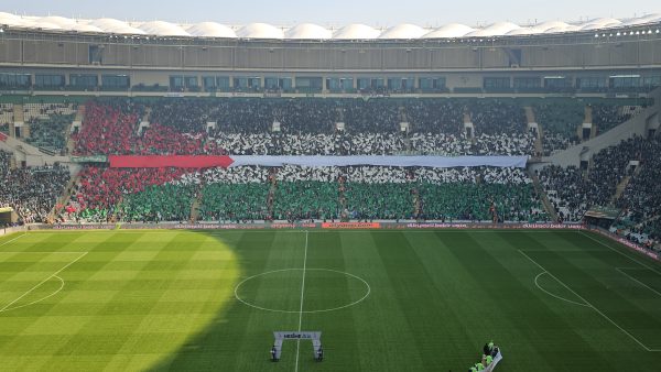 Bursaspor’dan Filistin Bayraklı koreografi