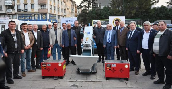 Büyükşehir’den üreticiye ekipman desteği