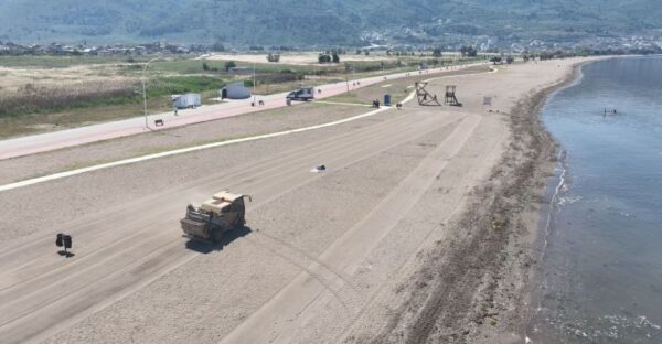 Bursa plajları yeni sezona hazırlanıyor