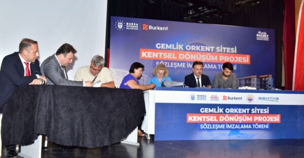 Orkent Sitesi Kentsel Dönüşüm Projesi’nde imzalar atıldı