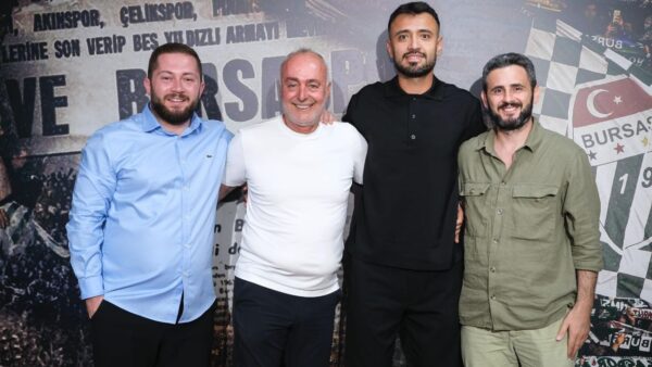 Bursaspor Mehmet Yiğit’e teşekkür etti