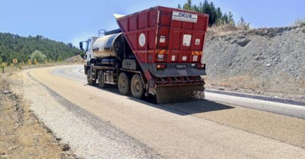Dağ ilçelerinin yollarına Büyükşehir imzası