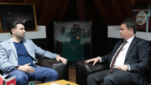Erkan Aydın’dan Bursaspor’a moral ziyareti