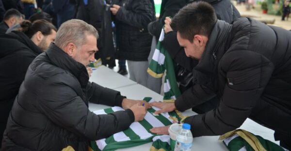 ‘Yeni Yıl Meydanı’nda Bursaspor coşkusu