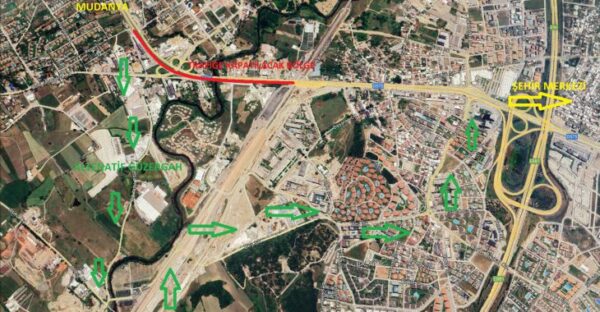 Geçit Köprüsü’nde trafik düzenlemesi
