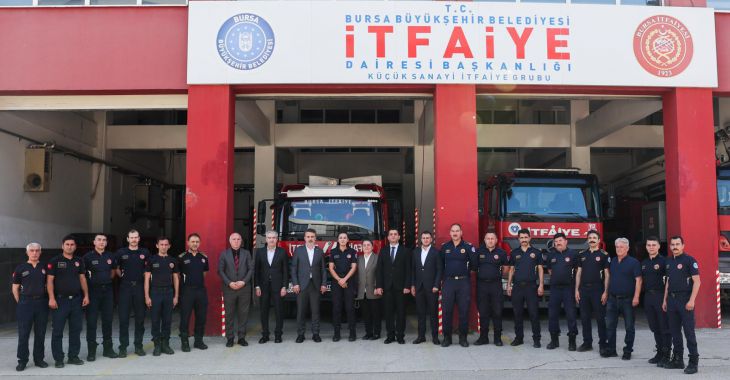 Başkan Vekili Şahin Biba’dan İtfaiye personeli’ne bayram ziyareti