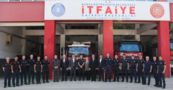 Başkan Vekili Şahin Biba’dan İtfaiye personeli’ne bayram ziyareti