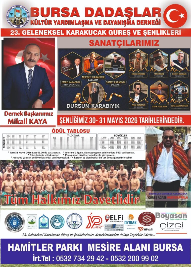 23. Geleneksel Karakucak Güreş Şenlikleri