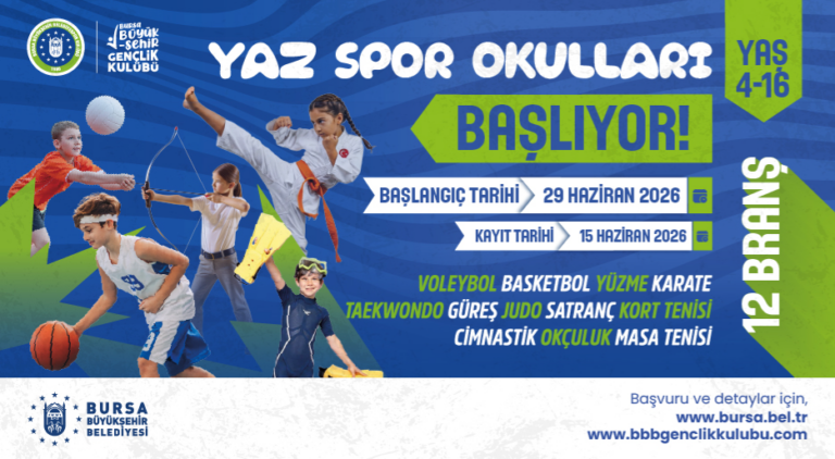 Yaz Spor Okulları Başlıyor!