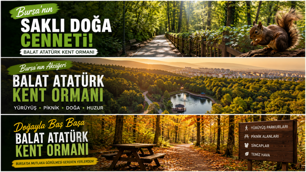 Bursa’nın Şehir İçindeki Saklı Cenneti: Balat Atatürk Kent Ormanı