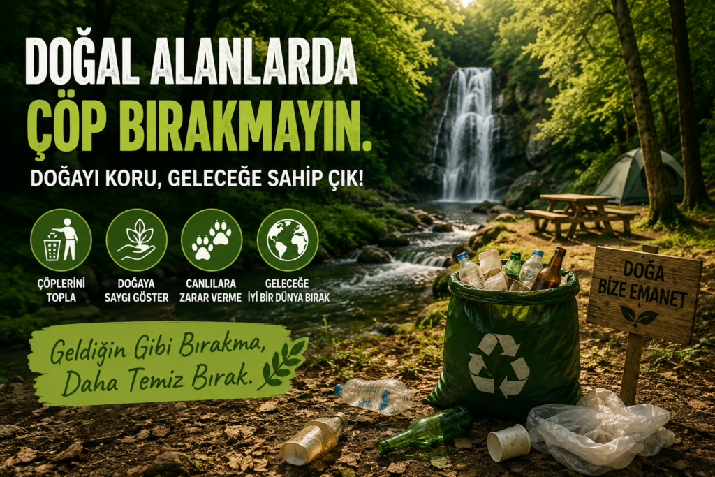Doğal Alanlarda Çöp Bırakmayın: Bursa’nın Doğasını Birlikte Koruyalım
