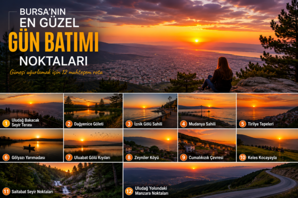 Bursa'nın En Güzel Gün Batımı Noktaları